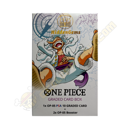 HiddenGems® One Piece OP-05 Box (PSA 10 graded Card + 2x OP-05 Booster)