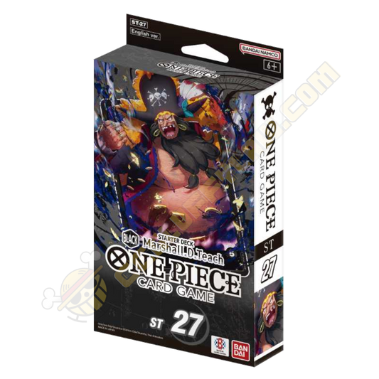 One Piece Card Game Starter Deck BLACK Marshall D.Teach ST27 ENG
