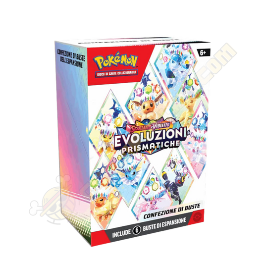 Pokemon - Bundle 6 Buste Scarlatto e Violetto - Evoluzioni Prismatiche