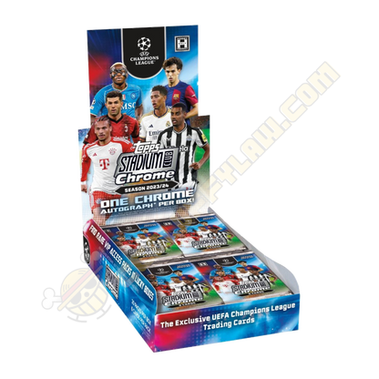 Topps Stadium Club Chrome UEFA Champions League 2023-24 Hobby Box