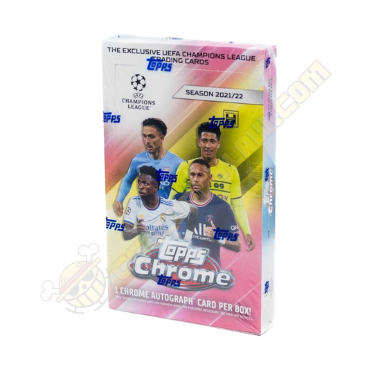 Topps UEFA Champions League Chrome Soccer Hobby Box 2021-22